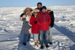 UW Burn Team on the frozen Arctic Ocean