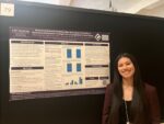 Maiya Pacleb presents research findings in Carmel, CA